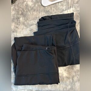 Women’s Black Leggings - ankle length and cropped